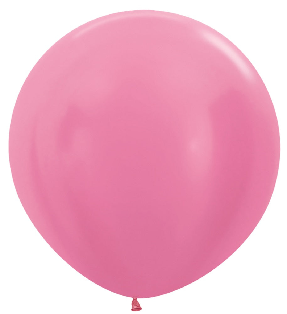 Sempertex 412 Satin Pearl Fuchsia (Magenta) 90cm 36" Latex Riesenluftballons