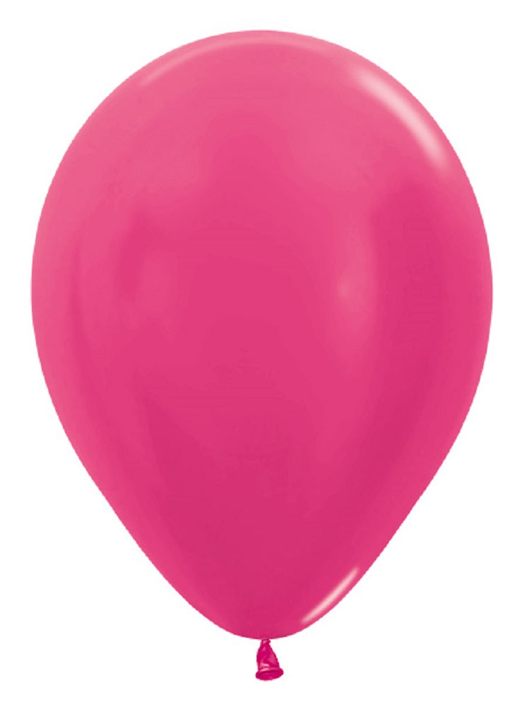 Sempertex 512 Metallic Fuchsia (Magenta) 12,5cm 5" Latex Luftballons