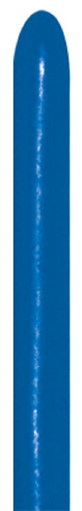 Sempertex 540 Metallic Blue 260S Nozzle up Modellierballons