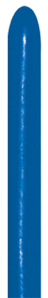 Sempertex 540 Metallic Blue 260S Nozzle up Modellierballons