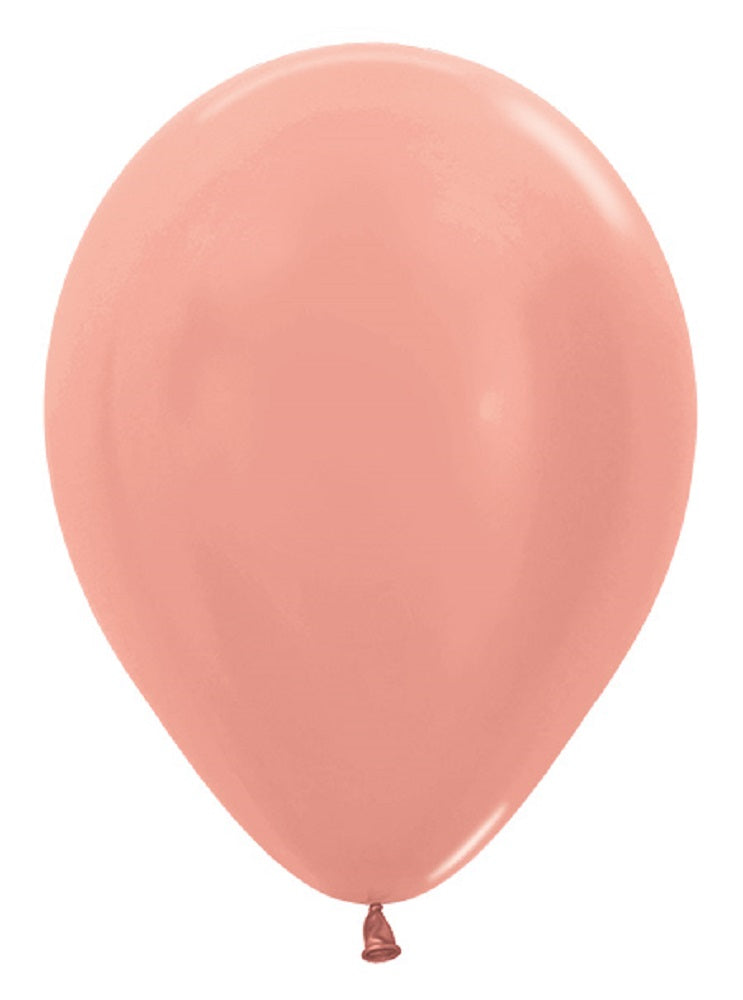 Sempertex 568 Metallic Rose Gold 30cm 12" Latex Luftballons