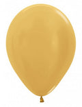 Sempertex 570 Metallic Gold 23cm 9" Latex Luftballons