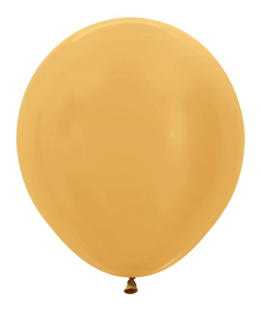 Sempertex 570 Metallic Gold 45cm 18" Latex Luftballons