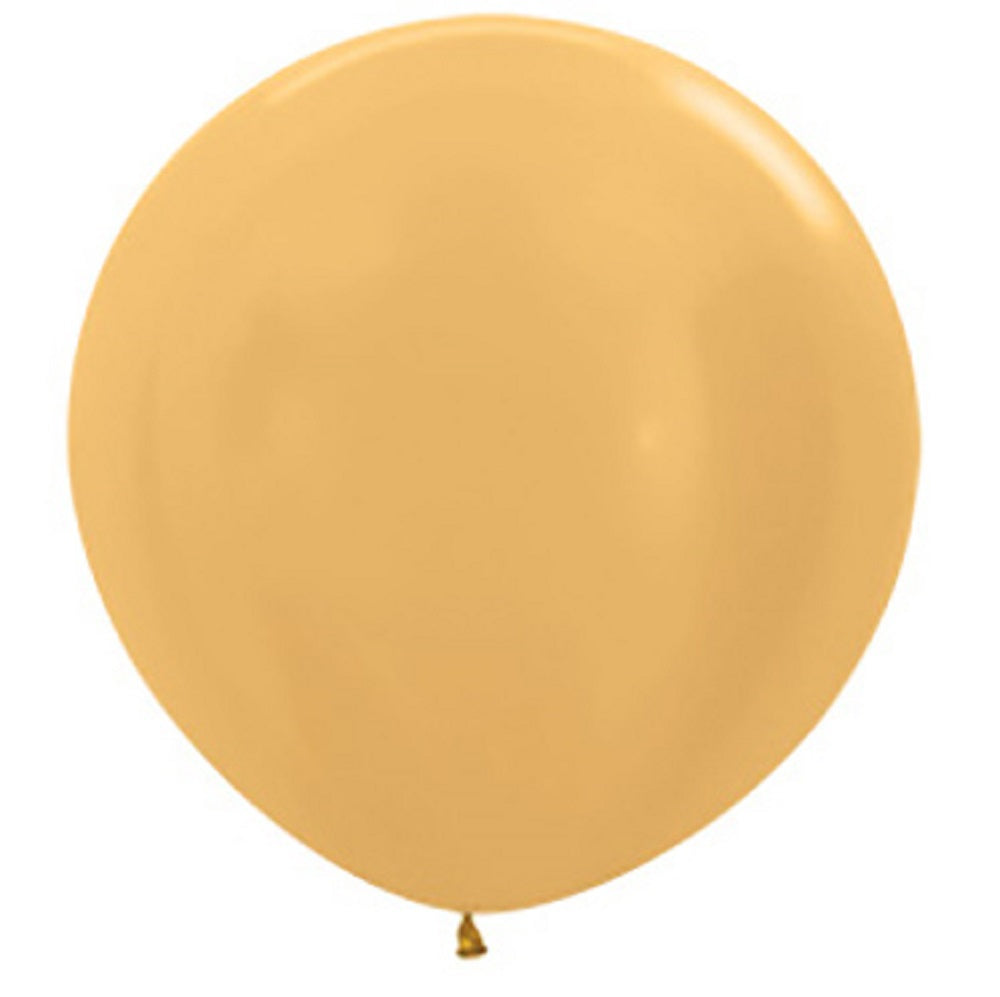 Sempertex 570 Metallic Gold 61cm 24" Latex Luftballons