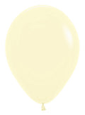 Sempertex 620 Pastel Matte Yellow (Gelb) 12,5cm 5" Latex Luftballons