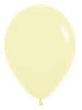 Sempertex 620 Pastel Matte Yellow (Gelb) 23cm 9" Latex Luftballons