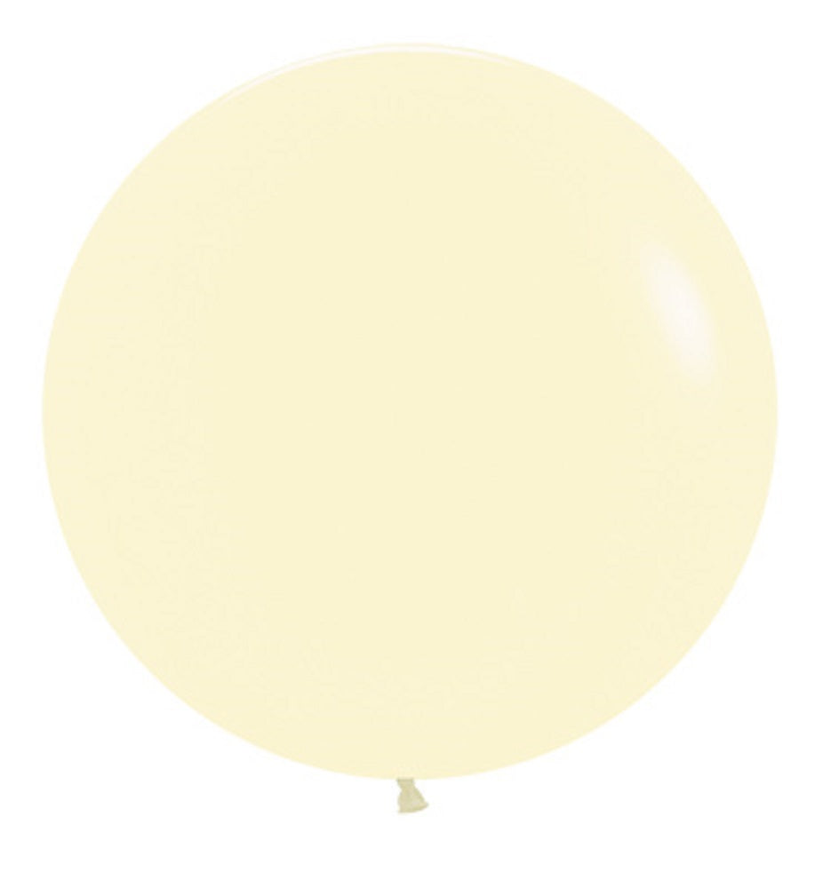 Sempertex 620 Pastel Matte Yellow (Gelb) 61cm 24" Latex Luftballons
