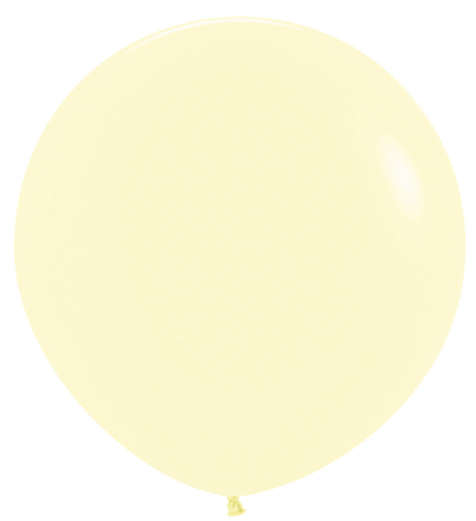 Sempertex 620 Pastel Matte Yellow (Gelb) 90cm 36" Latex Riesenluftballons