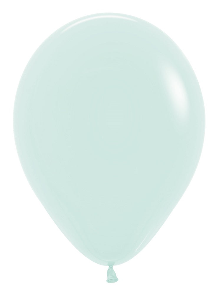 Sempertex 630 Pastel Matte Green (Grün) 30cm 12" Latex Luftballon
