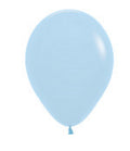 Sempertex 640 Pastel Matte Blue (Blau) 12,5cm 5" Latex Luftballons