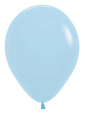 Sempertex 640 Pastel Matte Blue (Blau) 23cm 9" Latex Luftballons