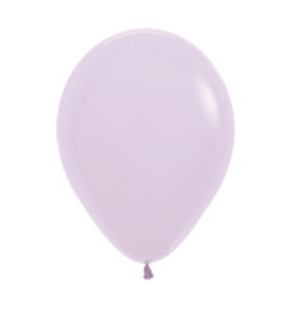 Sempertex 650 Pastel Matte Lilac (Lila) 12,5cm 5" Latex Luftballons