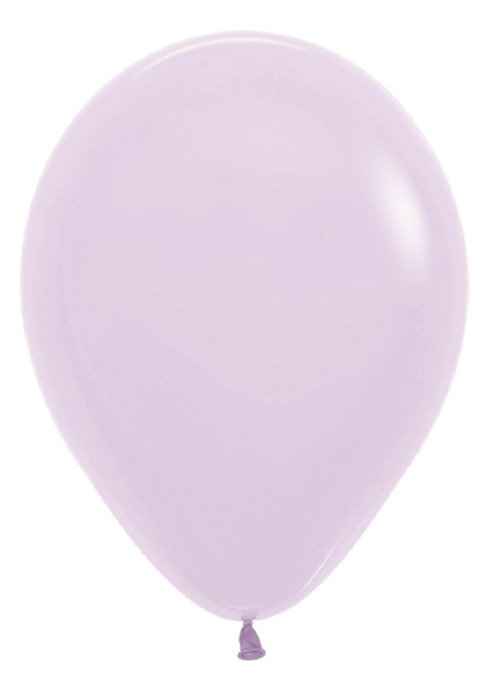 Sempertex 650 Pastel Matte Lilac (Lila) 23cm 9" Latex Luftballons