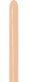 Sempertex 660 Pastel Matte Malibu Peach 260S Nozzle up Modellierballons
