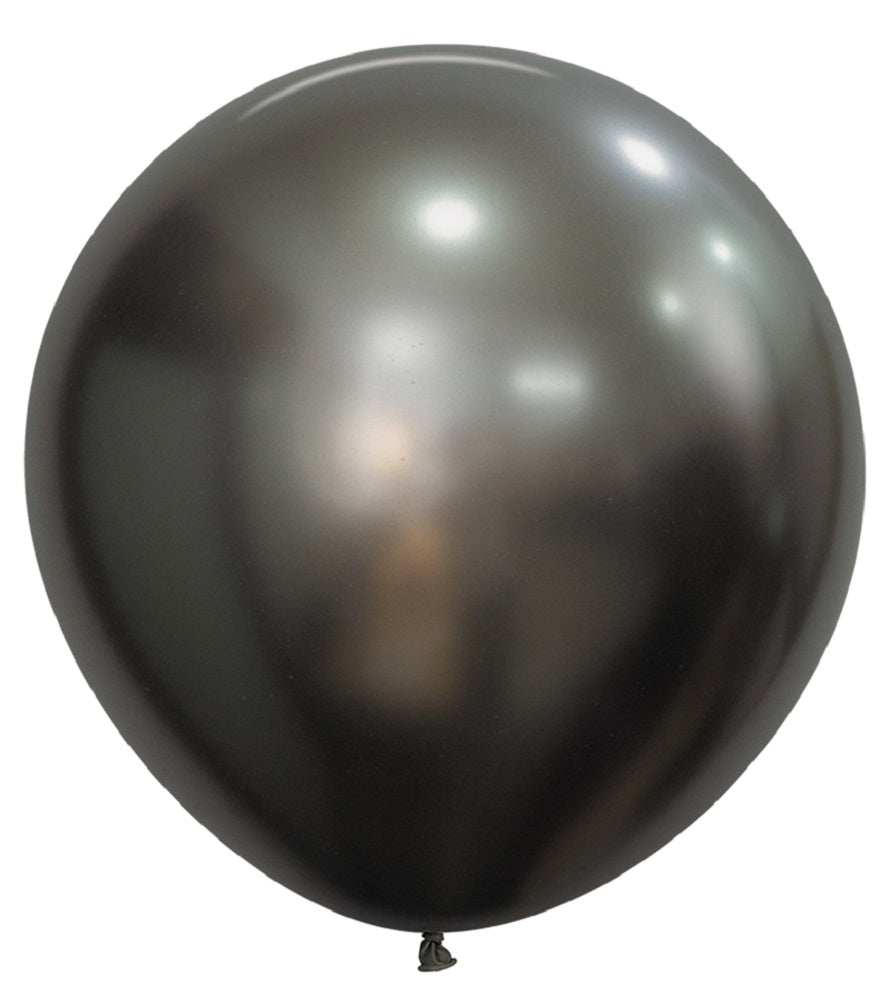 Sempertex 880 Silk Midnight Grey (Grau)  61cm 24" Latex Luftballons