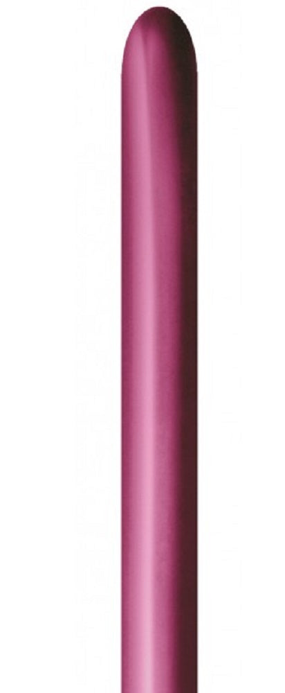 Sempertex 912 Reflex Fuchsia 260S Nozzle up Modellierballons Pink
