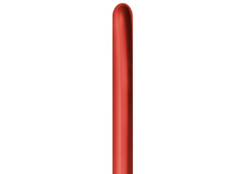 Sempertex 915 Reflex Red 260S Nozzle up Modellierballons Rot