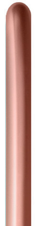Sempertex 968 Reflex Rose Gold 260S Nozzle up Modellierballons