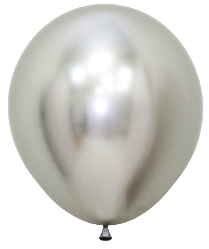 Sempertex 981 Reflex Silver (Silber) 45cm 18" Latex Luftballon