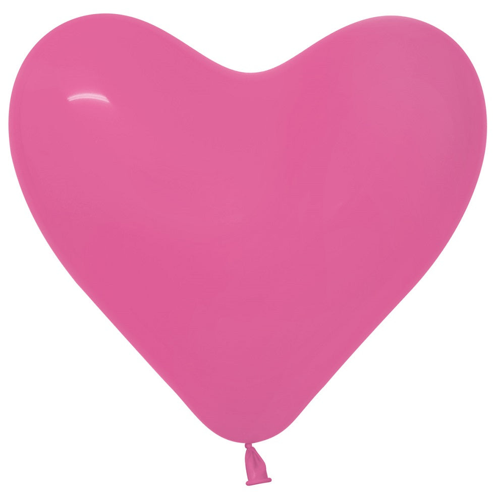 Sempertex Herz 012 Fashion Fuchsia 30cm 12" Latex Luftballons