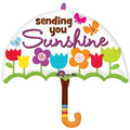 Sending you Sunshine Regenschirm Folienballon 67cm 26"