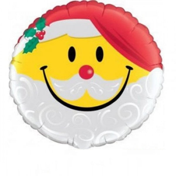 Smile als Weihnachtsmann Folienballon - 45cm 18"