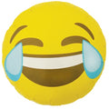 Smileface gelb Emoji laughing Folienballon 45cm 18"