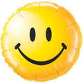 Smileface gelb Folienballon 45cm 18"