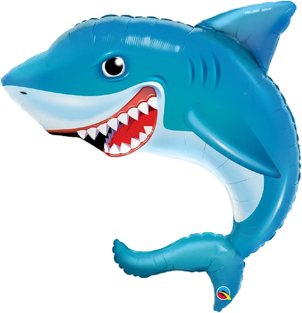 Smiling Shark Lachender Hai Folienballon 91cm 36"