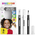 Snazaroo Pinselstifte Set Schwarz Weiß