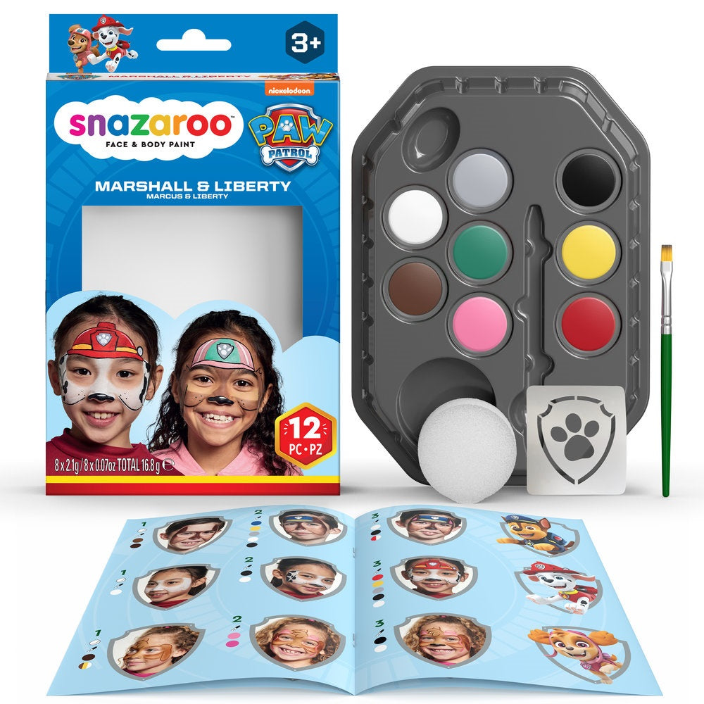 Snazaroo Schminkset Paw Patrol Marshall und Liberty 