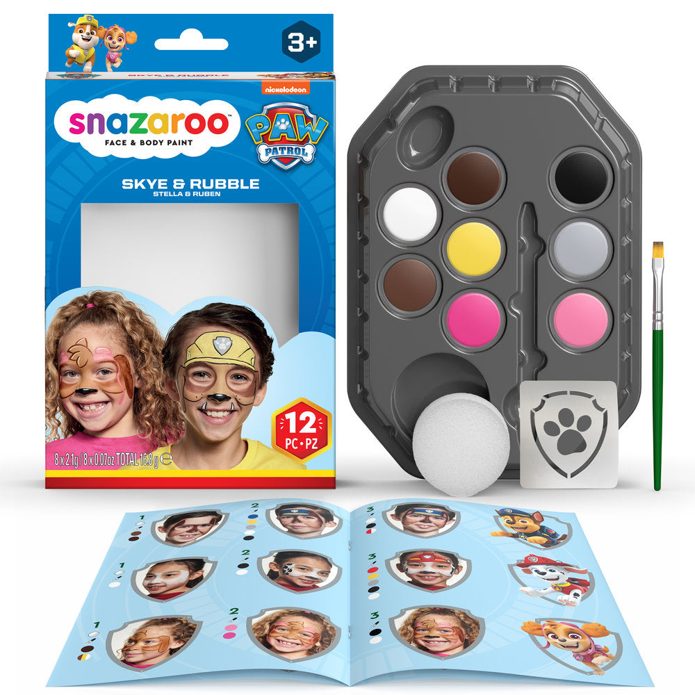 Snazaroo Schminkset Paw Patrol Skye und Rubble Stella und Ruben