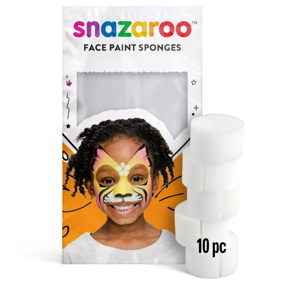 Snazaroo Set mit 10 halbkreisförmigen Schwämmen mit hoher Dichte