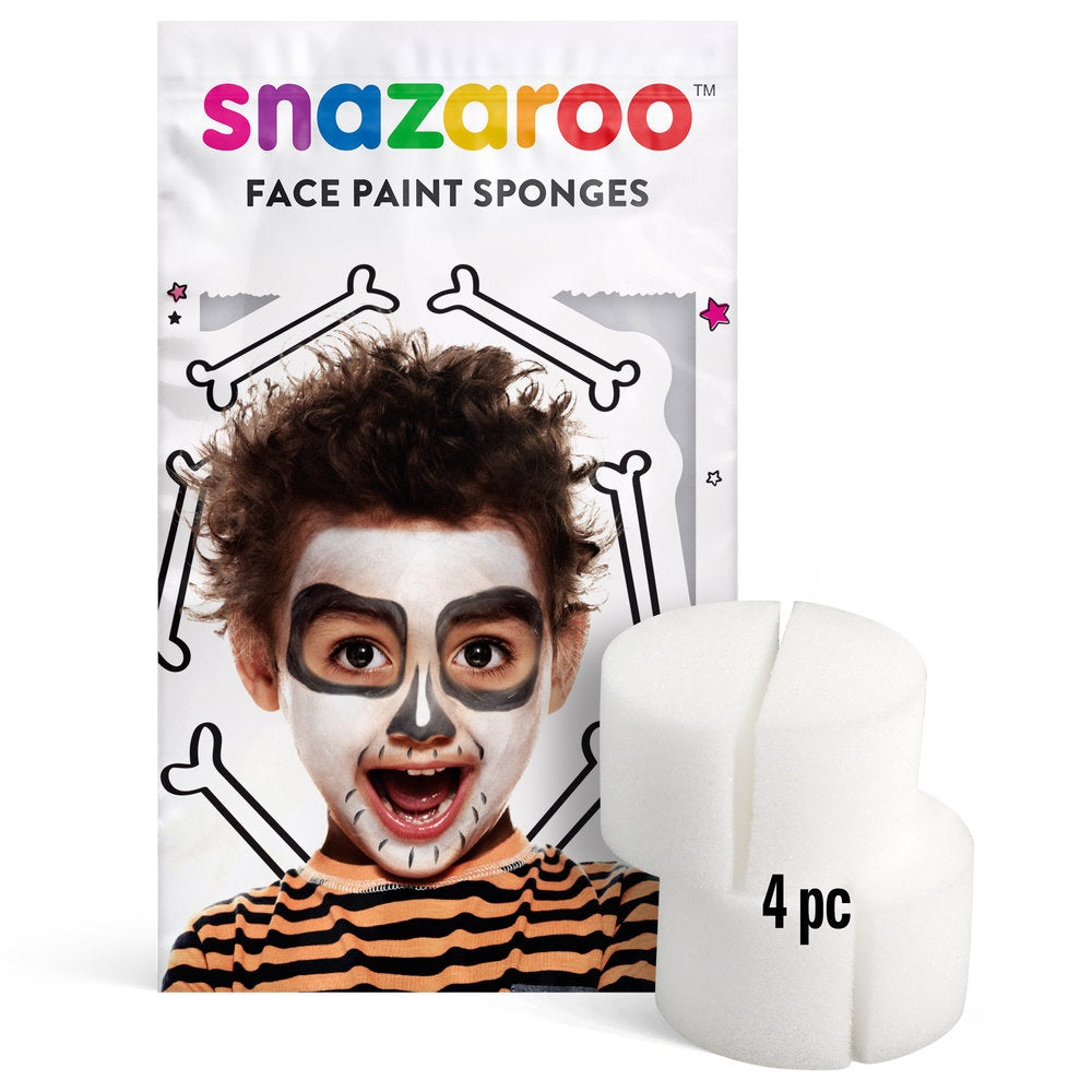 Snazaroo Set mit 4 halbkreisförmigen Schwämmen mit hoher Dichte