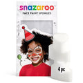 Snazaroo Set mit 4 tränenförmigen Schwämmen mit hoher Dichte