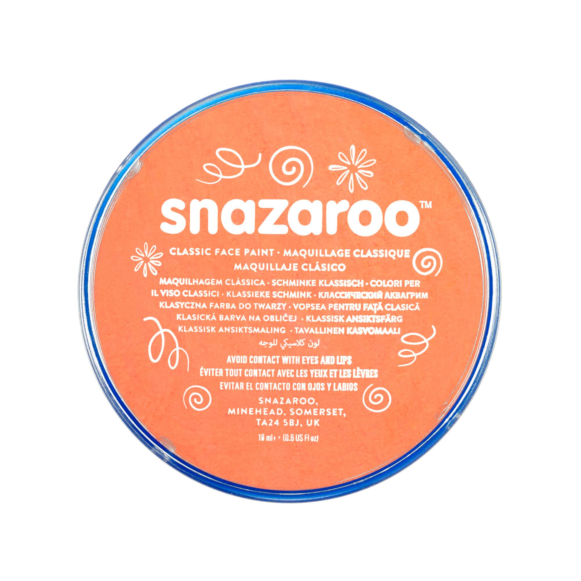 Snazaroo Schminkfarbe Aprikose 18 ml