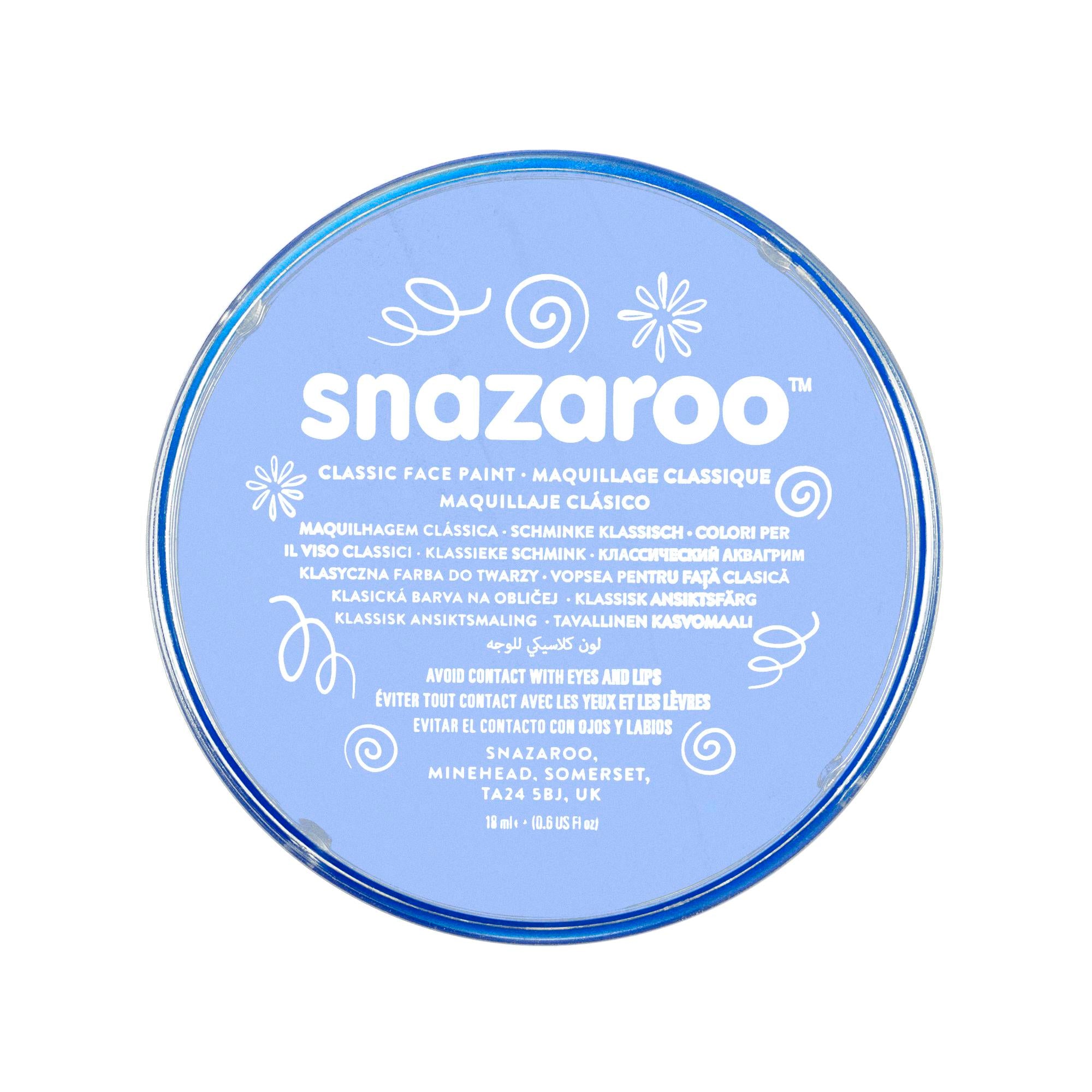 Snazaroo Schminkfarbe Blassblau 18 ml