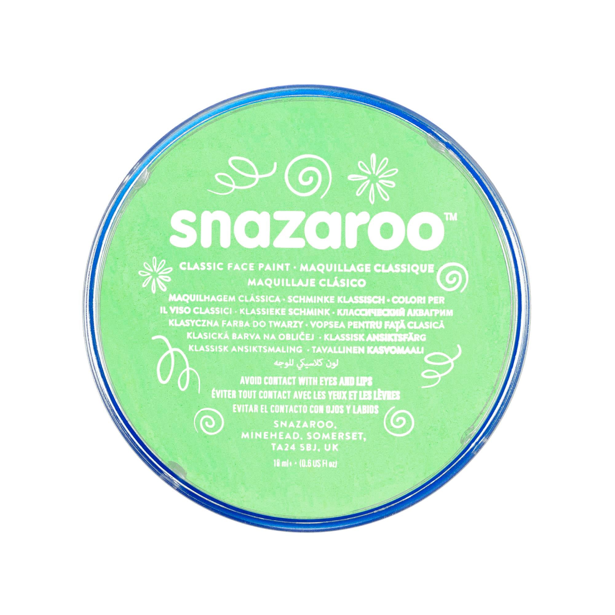 Snazaroo Schminkfarbe Blassgrün 18 ml