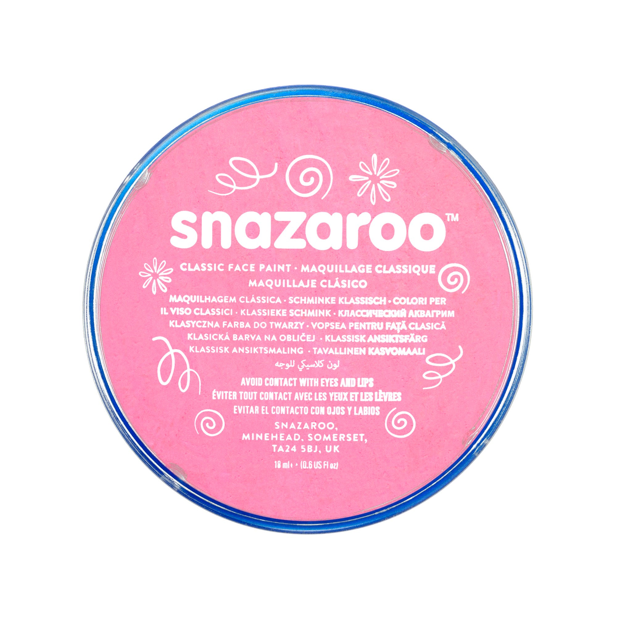 Snazaroo Schminkfarbe Blassrosa 18 ml
