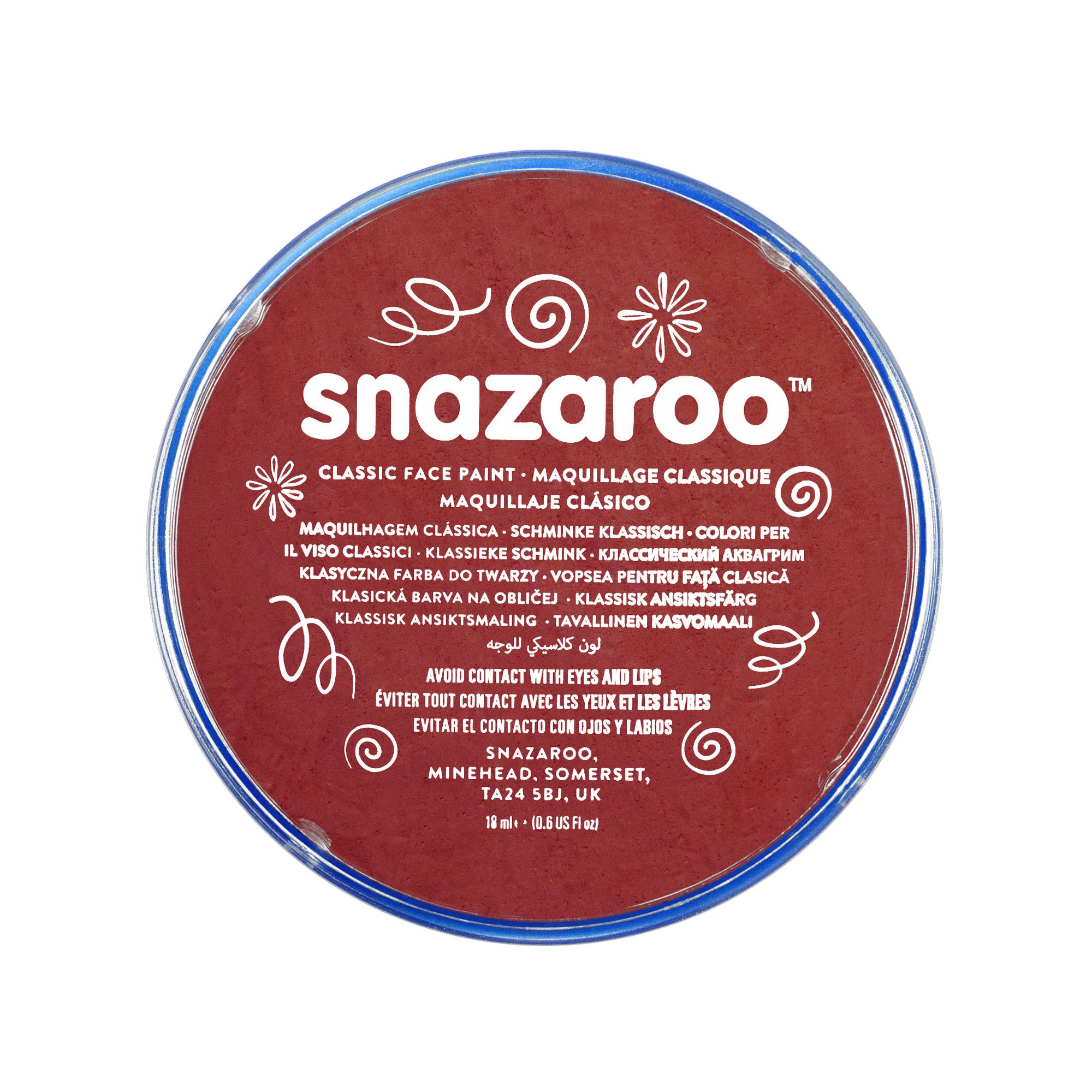 Snazaroo Schminkfarbe Bordeaux 18 ml