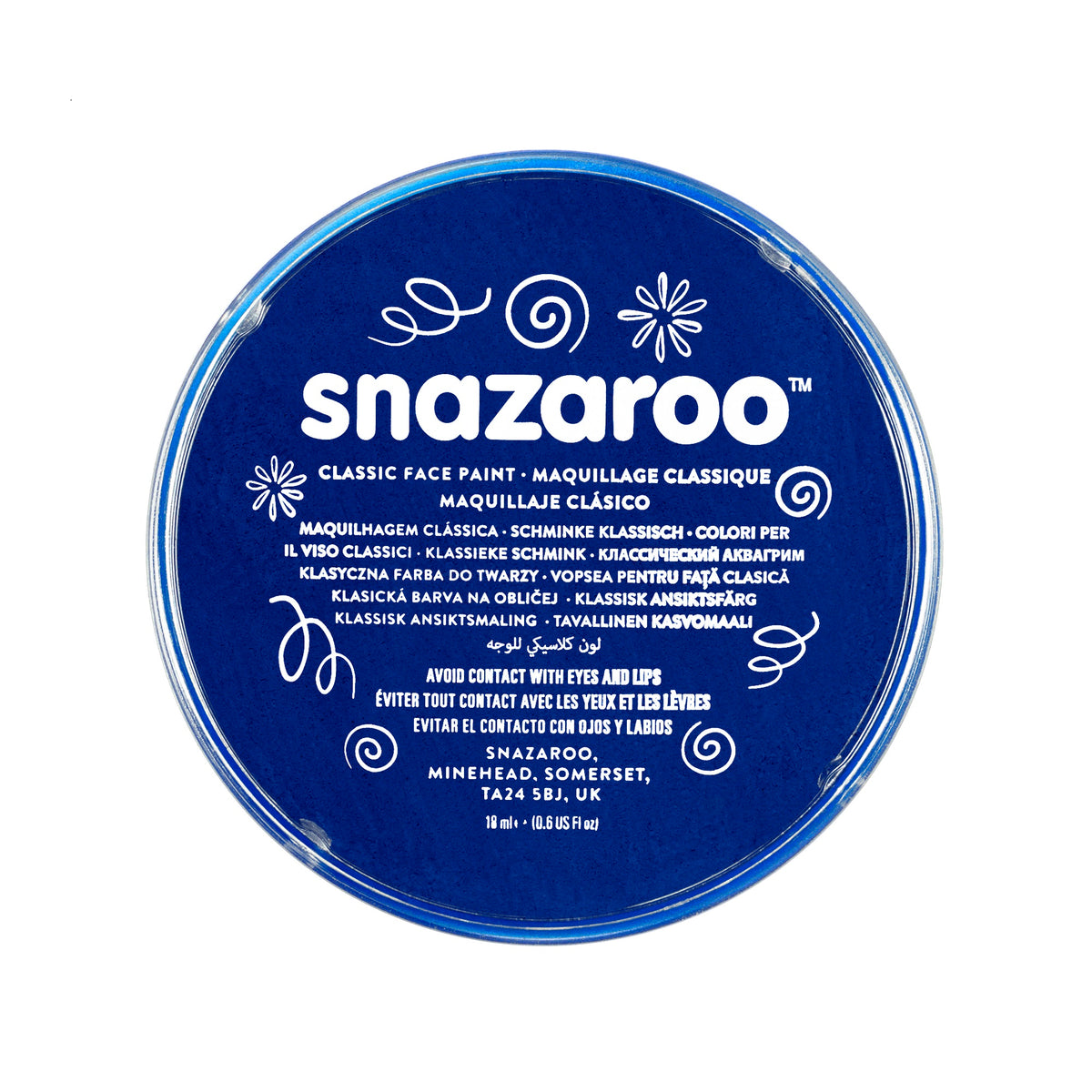 Snazaroo Schminkfarbe Dunkelblau 18 ml