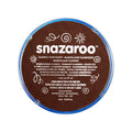 Snazaroo Schminkfarbe Dunkelbraun 18 ml