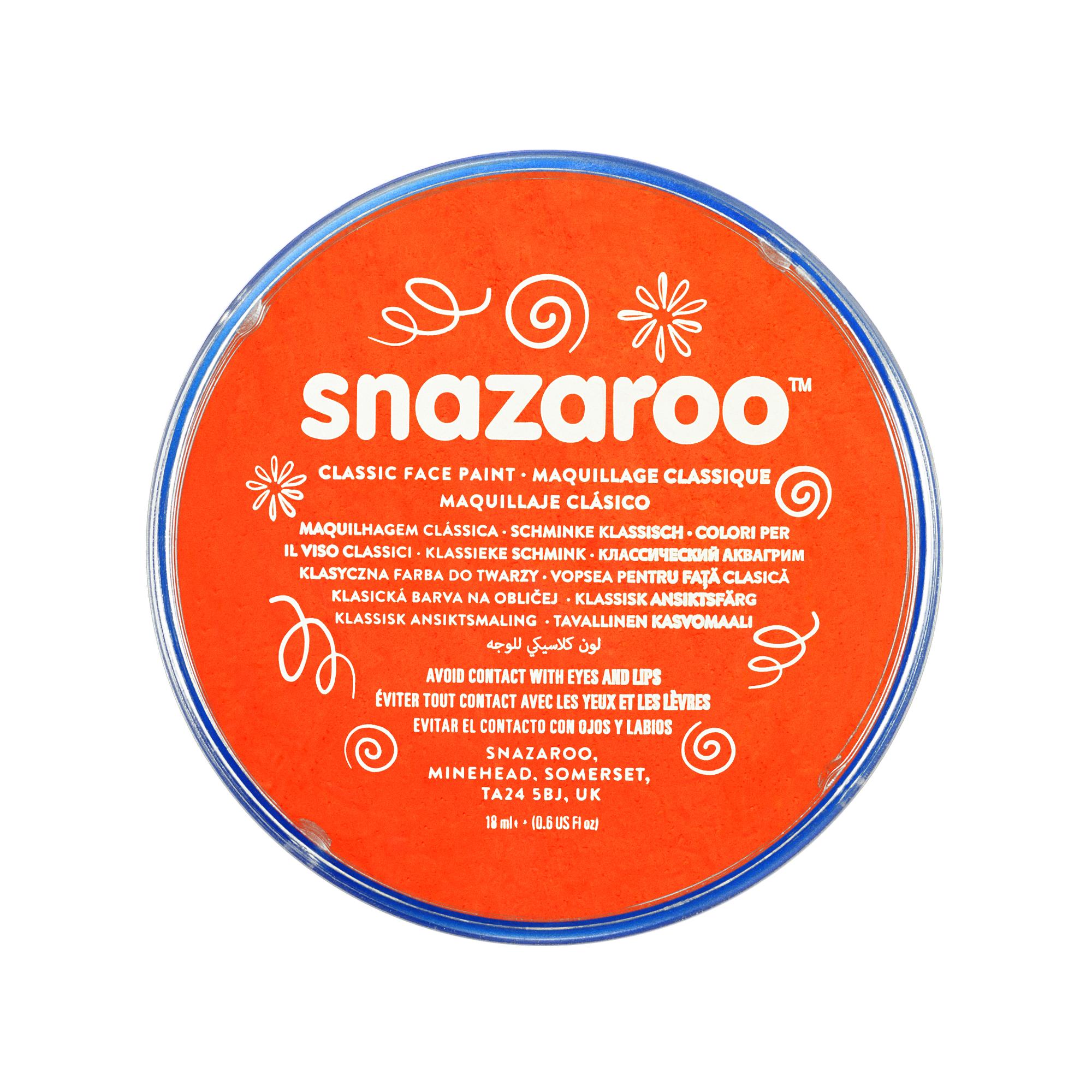 Snazaroo Schminkfarbe Dunkelorange 18 ml