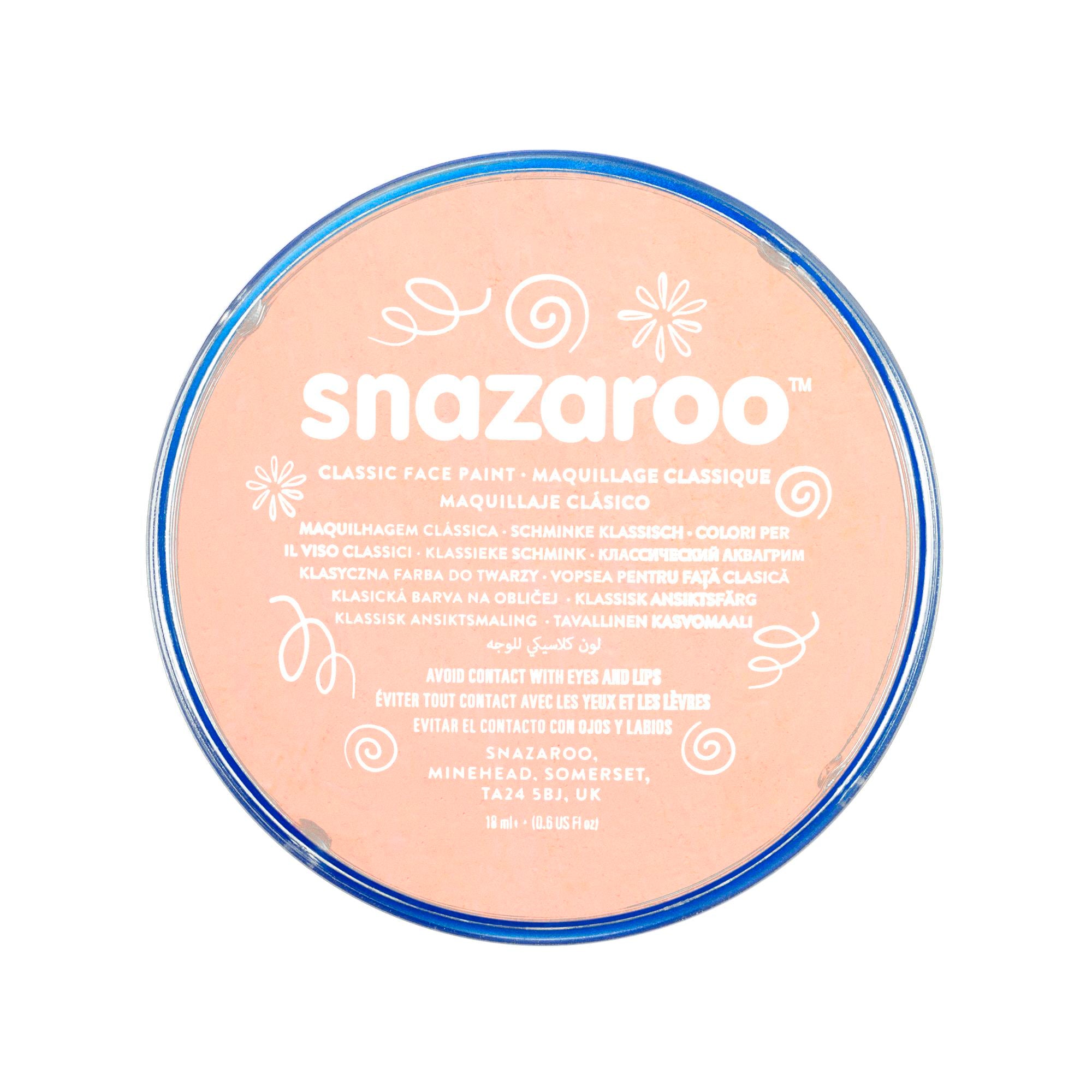 Snazaroo Schminkfarbe Hautfarben Rosa  18 ml