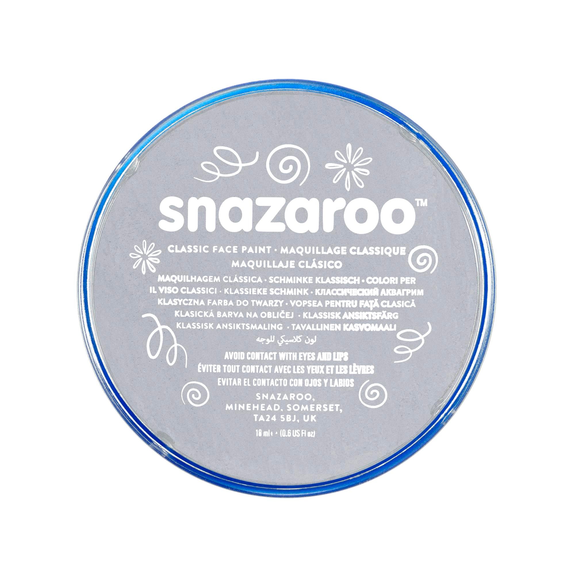 Snazaroo Schminkfarbe Hellgrau 18 ml