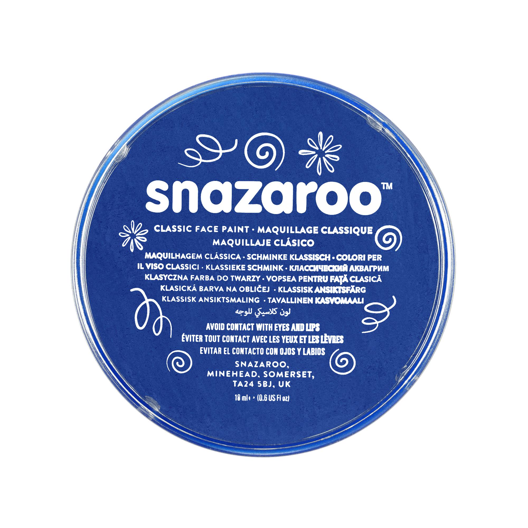 Snazaroo Schminkfarbe Leuchtendblau 75 ml