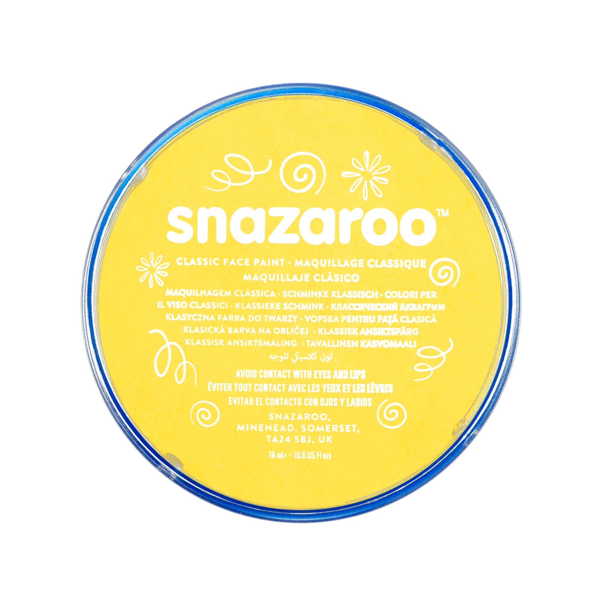 Snazaroo Schminkfarbe Leuchtendgelb 75 ml