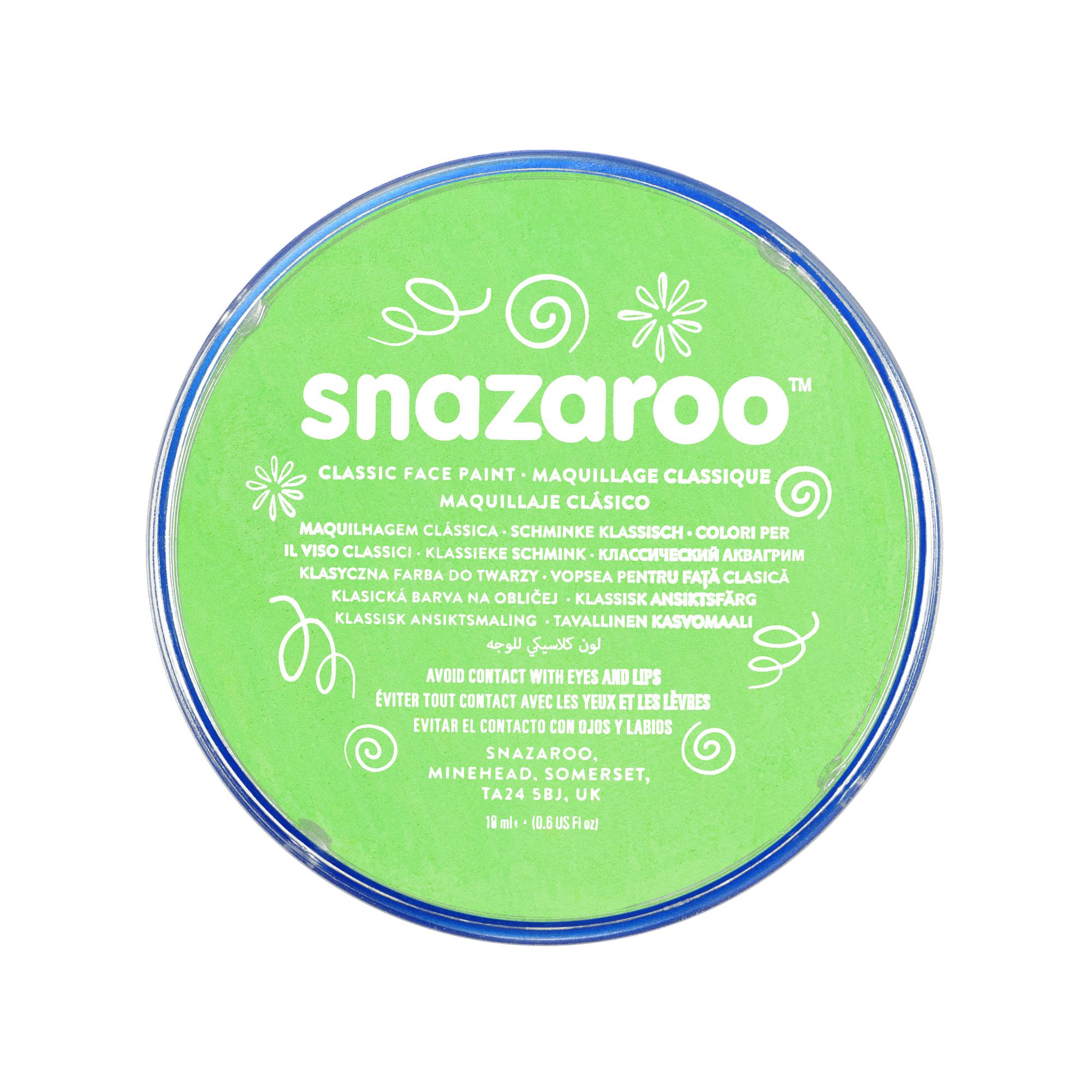 Snazaroo Schminkfarbe Limettengrün 18 ml