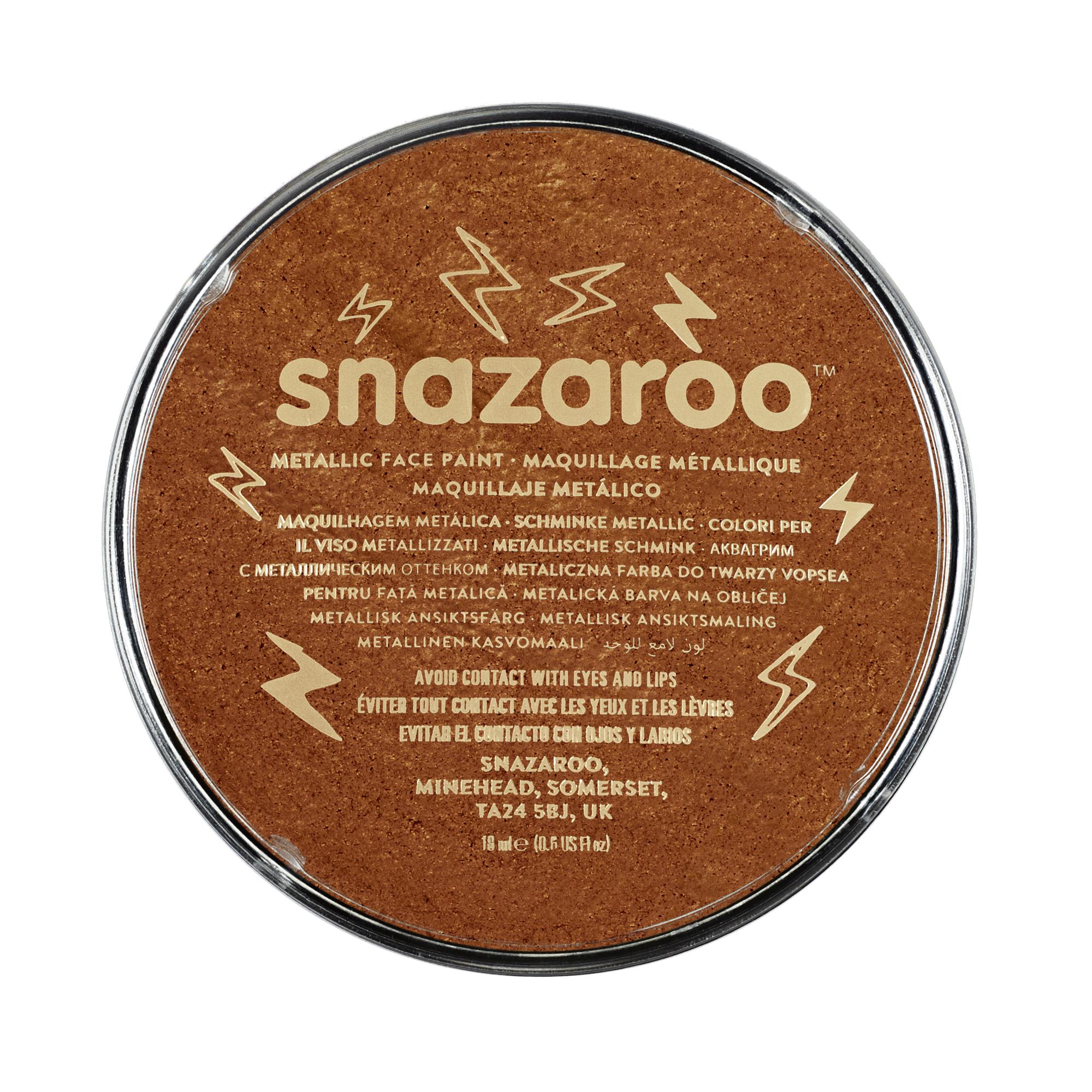 Snazaroo Schminkfarbe Metallic Kupfer 18 ml
