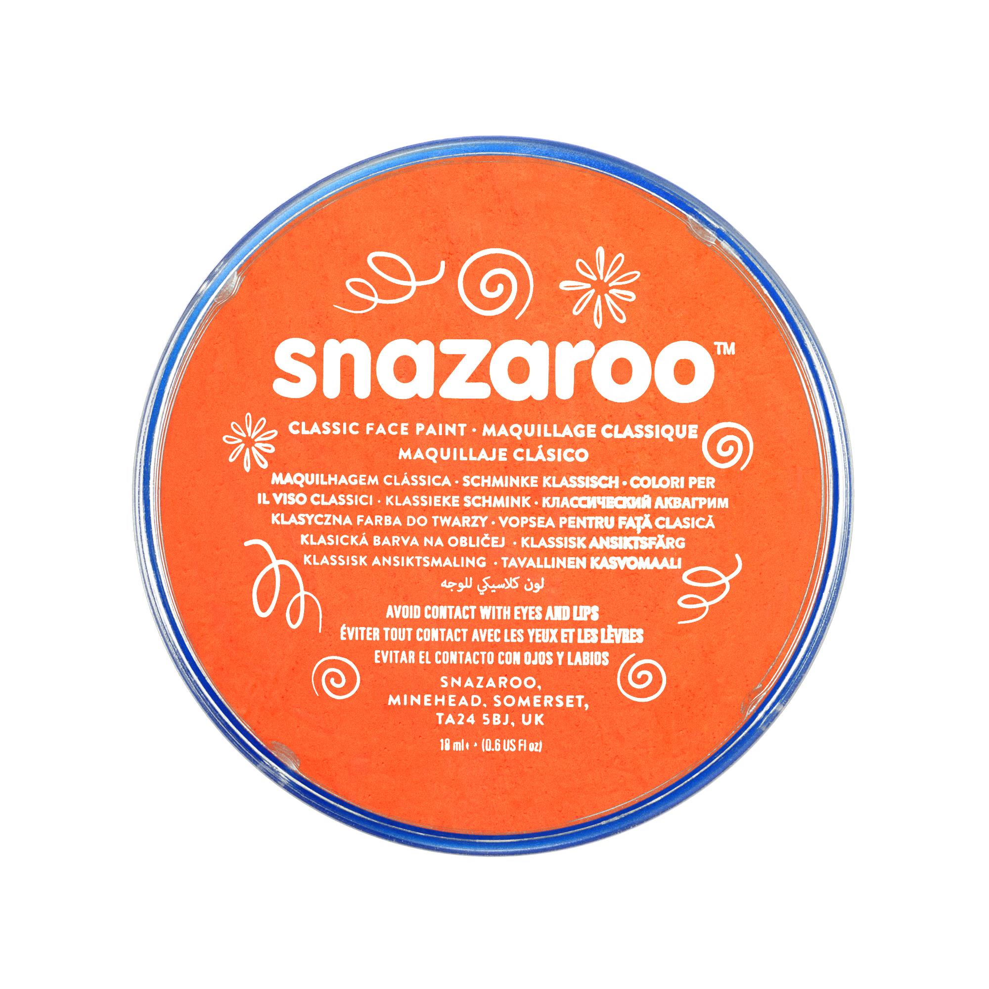 Snazaroo Schminkfarbe Orange 75 ml